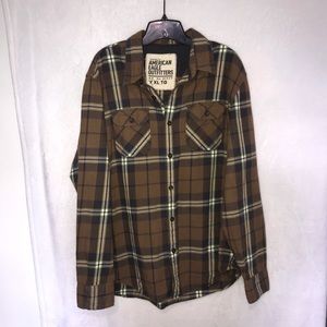 AE flannel shirt button down